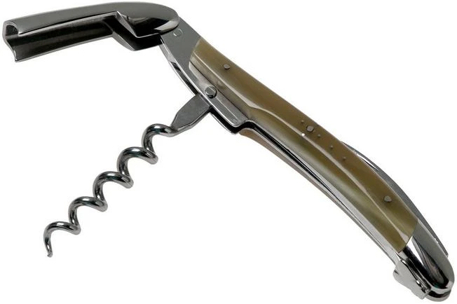 Forge De Laguiole SOM1B Waiter's Corkscrew Polished, Horn Tip 4 Forge De Laguiole SOM1B Waiter's Corkscrew Polished, Horn Tip - Image 2