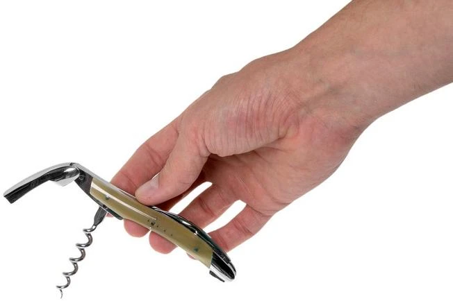 Forge De Laguiole SOM1B Waiter's Corkscrew Polished, Horn Tip 7 Forge De Laguiole SOM1B Waiter's Corkscrew Polished, Horn Tip - Image 5