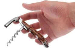 Forge De Laguiole SOM1THBRI, Polished Sommelier Knife, Thuya-wood -Knife Hub Shop LASOM1THBRI 04 forge de laguiole kelnersmes lasom1thbri 04 1