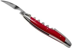 Forge De Laguiole SOMTCROU Red Waiter's Corkscrew -Knife Hub Shop LASOMTCROU 03 forge de laguiole