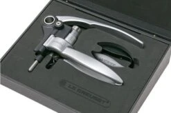 Le Creuset LM250 Metal Lever Model Corkscrew, Gift Set 18 Le Creuset LM250 Metal Lever Model Corkscrew, Gift Set -Knife Hub Shop LC59058013009410 08 le creuset wine opener lc59058013009410 08