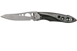 Leatherman Skeletool Knife KB Pocket Knife Plain Edge, Black