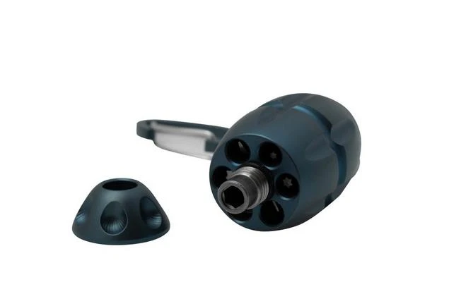 LionSteel Eggie Blue Titanium EG-BL Keychain Bit Set And Multi-tool 4 LionSteel Eggie Blue Titanium EG-BL Keychain Bit Set And Multi-tool - Image 2