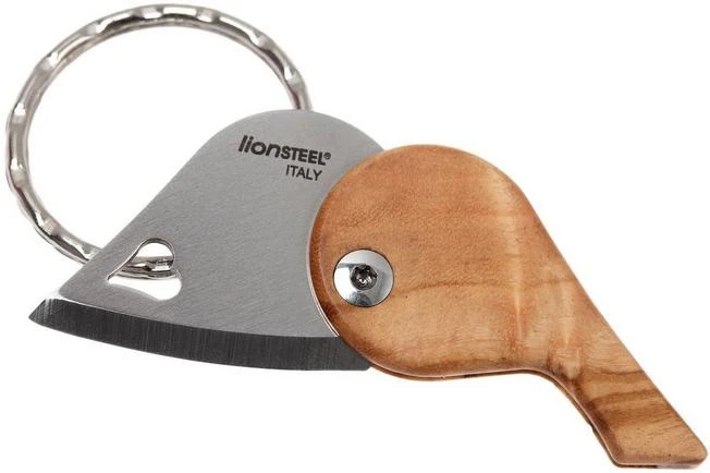 Lionsteel LionBeat Olive Wood Keyring Penknife 3 Lionsteel LionBeat Olive Wood Keyring Penknife