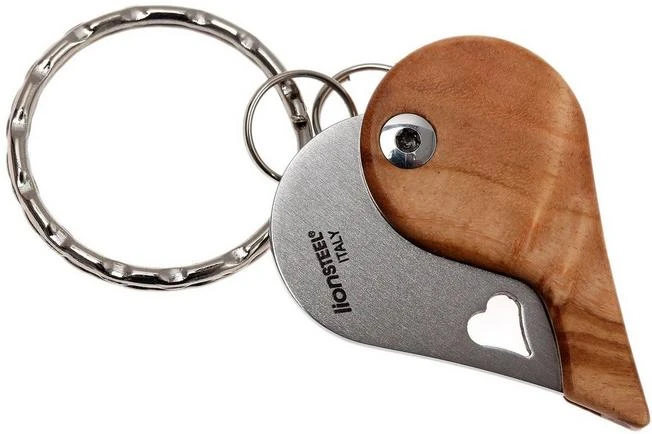 Lionsteel LionBeat Olive Wood Keyring Penknife 5 Lionsteel LionBeat Olive Wood Keyring Penknife - Image 3