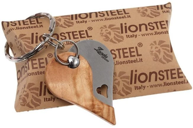 Lionsteel LionBeat Olive Wood Keyring Penknife 7 Lionsteel LionBeat Olive Wood Keyring Penknife - Image 5