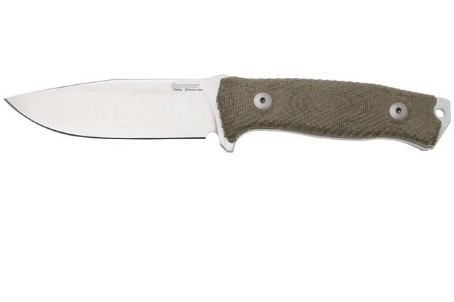 LionSteel M5 Sleipner, Green Canvas Micarta Survival Knife 3 LionSteel M5 Sleipner, Green Canvas Micarta Survival Knife