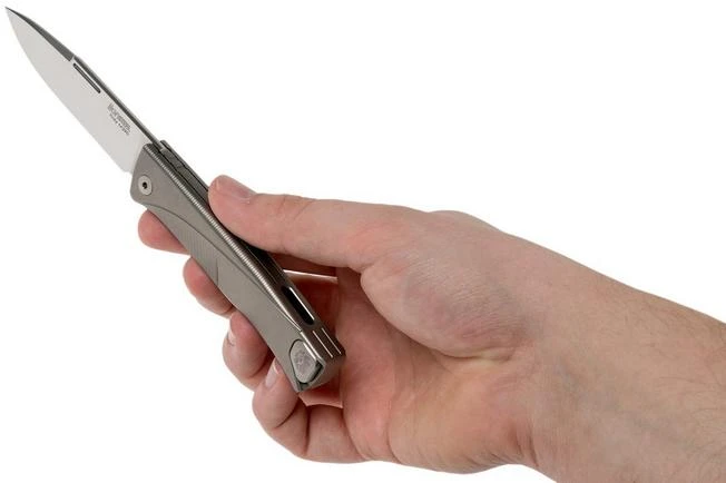 LionSteel Thrill Grey Titanium Integral Slipjoint Pocket Knife 11 LionSteel Thrill Grey Titanium Integral Slipjoint Pocket Knife - Image 9