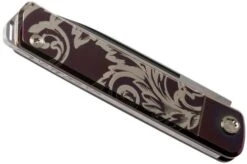 Medford Gentleman Jack S35VN, Tumbled Blade, Violet Filigree Handle, Silver Hardware Pocket Knife 13 Medford Gentleman Jack S35VN, Tumbled Blade, Violet Filigree Handle, Silver Hardware Pocket Knife -Knife Hub Shop MF 21 GJ 03 04 medford