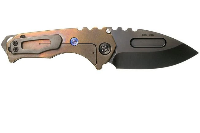 Medford Praetorian Genesis G S35VN, PVD Droppoint Blade, Black G10 Handle, PVD Hardware Pocket Knife 4 Medford Praetorian Genesis G S35VN, PVD Droppoint Blade, Black G10 Handle, PVD Hardware Pocket Knife - Image 2