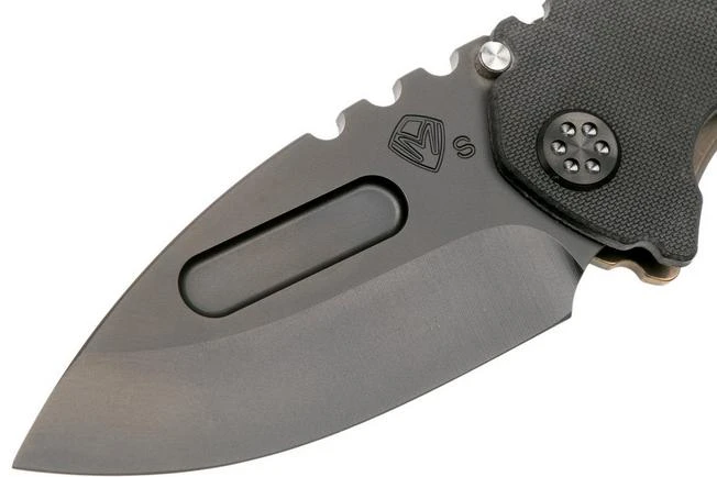 Medford Praetorian Genesis G S35VN, PVD Droppoint Blade, Black G10 Handle, PVD Hardware Pocket Knife 5 Medford Praetorian Genesis G S35VN, PVD Droppoint Blade, Black G10 Handle, PVD Hardware Pocket Knife - Image 3