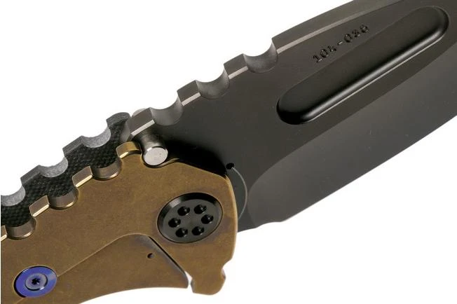 Medford Praetorian Genesis G S35VN, PVD Droppoint Blade, Black G10 Handle, PVD Hardware Pocket Knife 8 Medford Praetorian Genesis G S35VN, PVD Droppoint Blade, Black G10 Handle, PVD Hardware Pocket Knife - Image 6