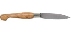 Nontron No. 25 Turning Ferrule, Olivewood, Clog Shape NN25OL Pocket Knife -Knife Hub Shop NN25OL 02 nontron