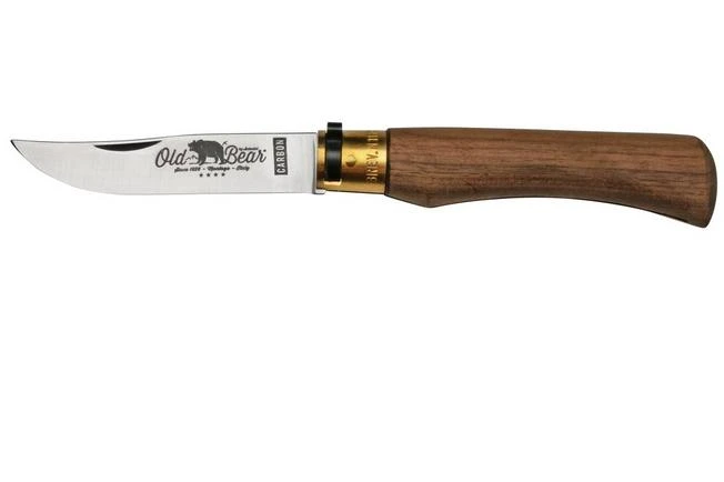 Old Bear Classical Walnut Carbon XL, 9306-23-LN Pocket Knife 3 Old Bear Classical Walnut Carbon XL, 9306-23-LN Pocket Knife