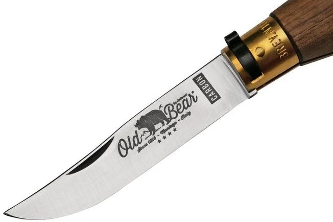 Old Bear Classical Walnut Carbon XL, 9306-23-LN Pocket Knife 5 Old Bear Classical Walnut Carbon XL, 9306-23-LN Pocket Knife - Image 3