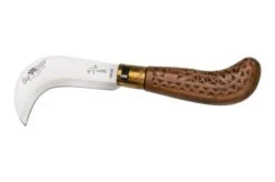 Old Bear Pruning Carved Walnut S, 9747-17-LNI Pruning Knife
