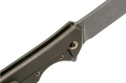 Olamic Rainmaker Droppoint, Kinetic Earth Brown, Gold, Pocket Knife -Knife Hub Shop OCRM HP 05 06 olamic