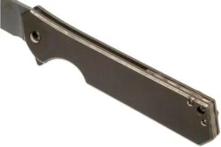 Olamic Rainmaker Droppoint, Kinetic Earth Brown, Gold, Pocket Knife -Knife Hub Shop OCRM HP 05 07 olamic