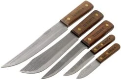 Ontario Old Hickory 5-piece Knife Set, 7180 -Knife Hub Shop OKC7180 03 ontario old hickory