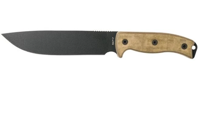 Ontario RAT-7 Plain Edge 8668 Survival Knife 3 Ontario RAT-7 Plain Edge 8668 Survival Knife