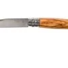 Opinel Pocket Knife No. 8 Luxury Range With Leather Sheath, Olive Wood -Knife Hub Shop OP001004 01 opinel v201903