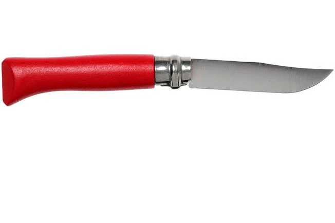Opinel Pocket Knife No. 08RV Red, Stainless Steel, Blade Length 8.5 Cm 4 Opinel Pocket Knife No. 08RV Red, Stainless Steel, Blade Length 8.5 Cm - Image 2