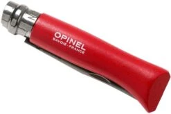 Opinel Pocket Knife No. 08RV Red, Stainless Steel, Blade Length 8.5 Cm 12 Opinel Pocket Knife No. 08RV Red, Stainless Steel, Blade Length 8.5 Cm -Knife Hub Shop OP001981 04 opinel