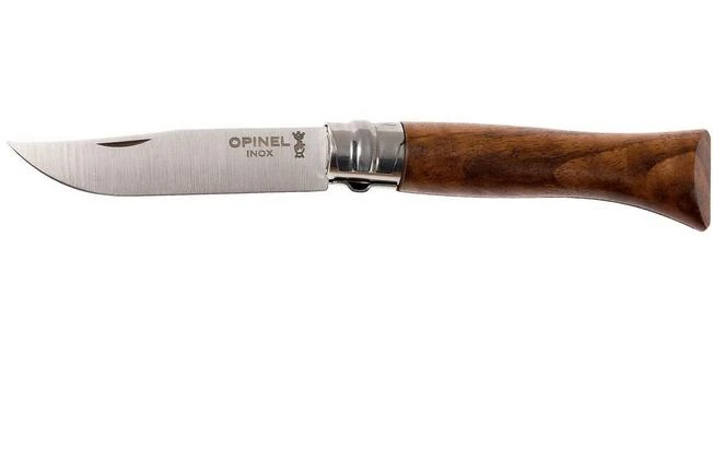 Opinel Pocket Knife No. 6 Luxury Range, Stainless Steel, Walnut Wood 3 Opinel Pocket Knife No. 6 Luxury Range, Stainless Steel, Walnut Wood