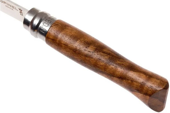Opinel Pocket Knife No. 6 Luxury Range, Stainless Steel, Walnut Wood 8 Opinel Pocket Knife No. 6 Luxury Range, Stainless Steel, Walnut Wood - Image 6