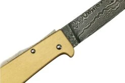 Otter Mercator 10-726 RG D Large Brass Damask Leather Strap, Pocket Knife -Knife Hub Shop OR10 726RGD 05 otter