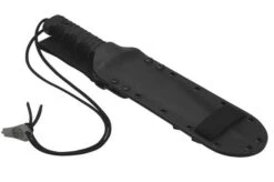 Pohl Force Quebec Two, 2444 Black, Fixed Knife -Knife Hub Shop PF2444 06 pohlforce