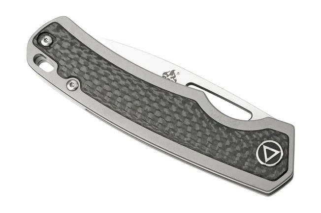 QSP Knife Puffin QS127-B Titanium Carbon Fibre Pocket Knife 8 QSP Knife Puffin QS127-B Titanium Carbon Fibre Pocket Knife - Image 6