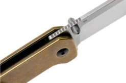 QSP Knife Penguin QS130-F Brass, Satin, Pocket Knife 14 QSP Knife Penguin QS130-F Brass, Satin, Pocket Knife -Knife Hub Shop QS130 F 06 qsp