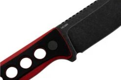 QSP Knife Canary QS141-B2 Blackwashed, Black Red G10, Neck Knife 12 QSP Knife Canary QS141-B2 Blackwashed, Black Red G10, Neck Knife -Knife Hub Shop QS141 B2 05 qsp