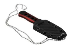 QSP Knife Canary QS141-B2 Blackwashed, Black Red G10, Neck Knife 13 QSP Knife Canary QS141-B2 Blackwashed, Black Red G10, Neck Knife -Knife Hub Shop QS141 B2 06 qsp