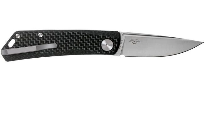 Real Steel Luna Premium II M390 Carbon Fibre 7005P Knivesandtools Exclusive Slipjoint Pocket Knife 4 Real Steel Luna Premium II M390 Carbon Fibre 7005P Knivesandtools Exclusive Slipjoint Pocket Knife - Image 2