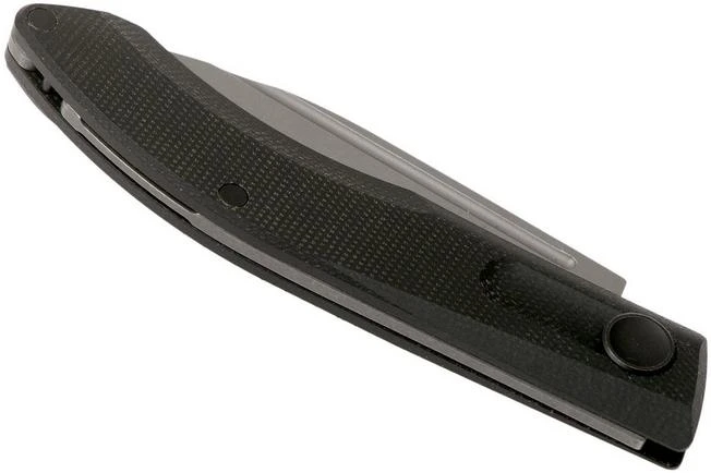 Real Steel Stella Black Canvas Micarta 7055 Knivesandtools Exclusive Pocket Knife, Poltergeist Design 6 Real Steel Stella Black Canvas Micarta 7055 Knivesandtools Exclusive Pocket Knife, Poltergeist Design - Image 4