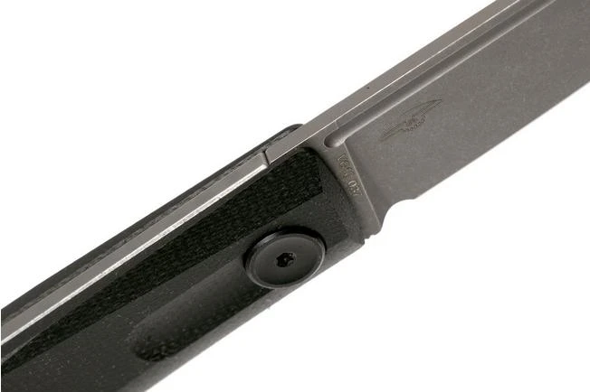 Real Steel Stella Black Canvas Micarta 7055 Knivesandtools Exclusive Pocket Knife, Poltergeist Design 8 Real Steel Stella Black Canvas Micarta 7055 Knivesandtools Exclusive Pocket Knife, Poltergeist Design - Image 6