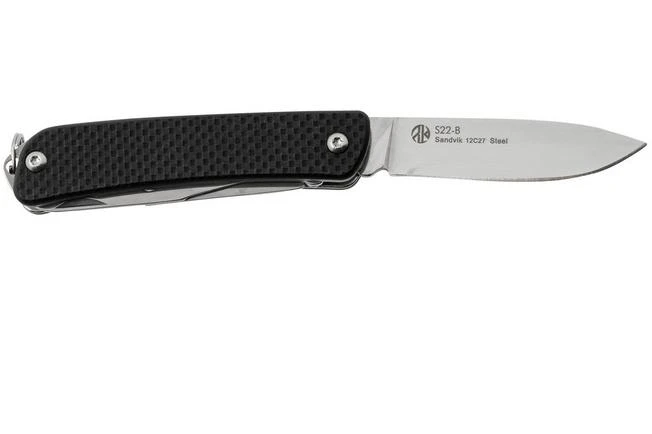 Ruike S22-B Black Keychain Pocket Knife 4 Ruike S22-B Black Keychain Pocket Knife - Image 2