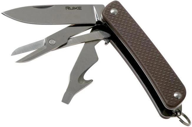Ruike S31-N Brown Keychain Pocket Knife 3 Ruike S31-N Brown Keychain Pocket Knife
