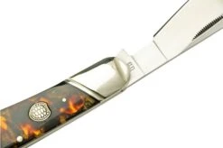 Rough Ryder Imitation Tortoise Cotton Sampler, RR2437 Pocket Knife -Knife Hub Shop RY2437 06 roughryder