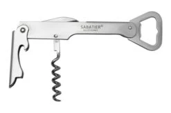 Lion Sabatier Corkscrew Nickel 018862 Bottle Opener With Corkscrew -Knife Hub Shop SA018862 03 lionsabatier