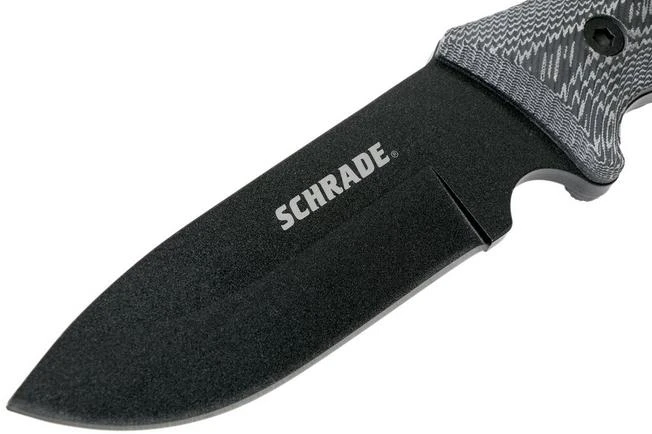 Schrade Frontier 5" Fixed Blade SCHF51M Micarta, 1095 Carbon Steel, Fixed Knife With Sharpening Stone & Firesteel 5 Schrade Frontier 5" Fixed Blade SCHF51M Micarta, 1095 Carbon Steel, Fixed Knife With Sharpening Stone & Firesteel - Image 3