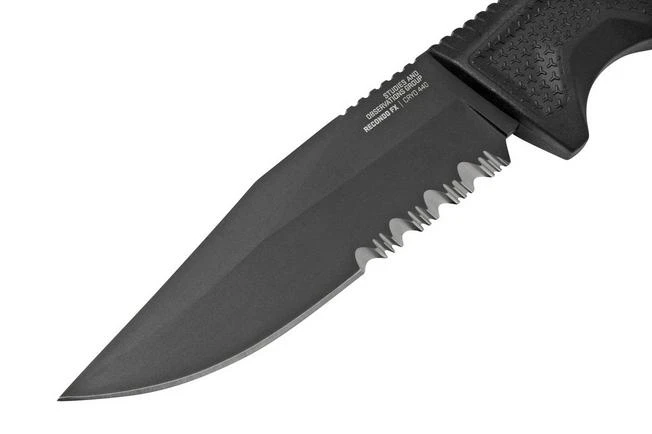 SOG Recondo FX, Black, Partially Serrated 17-22-02-57 Fixed Knife 5 SOG Recondo FX, Black, Partially Serrated 17-22-02-57 Fixed Knife - Image 3