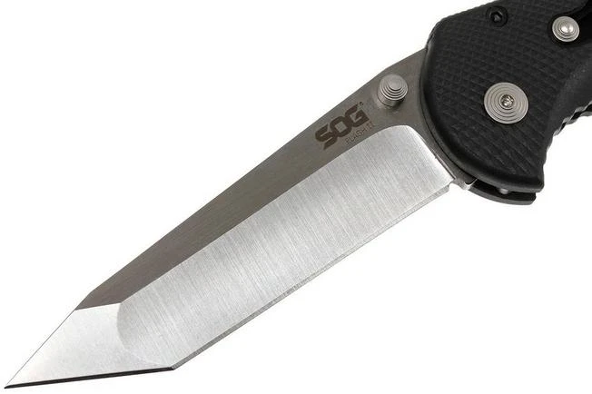 SOG Flash II Tanto Satin Straight Edge- FSA-8 5 SOG Flash II Tanto Satin Straight Edge- FSA-8 - Image 3