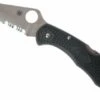 Spyderco Delica 4 C11PSBK Partly Serrated Pocket Knife 2 Spyderco Delica 4 C11PSBK Partly Serrated Pocket Knife -Knife Hub Shop SP C11PSBK 01 spyderco delica 4 half gekarteld spc11psbk d1