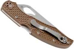Spyderco Byrd Cara Cara 2 Brown BY03PBN2 Pocket Knife -Knife Hub Shop SPBY03PBN2 04 spyderco byrd