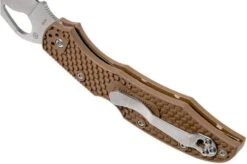 Spyderco Byrd Cara Cara 2 Brown BY03PBN2 Pocket Knife -Knife Hub Shop SPBY03PBN2 05 spyderco byrd