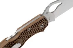 Spyderco Byrd Cara Cara 2 Brown BY03PBN2 Pocket Knife -Knife Hub Shop SPBY03PBN2 06 spyderco byrd