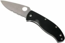 Spyderco Tenacious C122GPS Partly Serrated Pocket Knife
